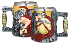 ΠΟΤΗΡΙ ΔΙΑΚΟΣΜΗΤΙΚΟ TOLE10, Spartans Sword+Shield, 39760