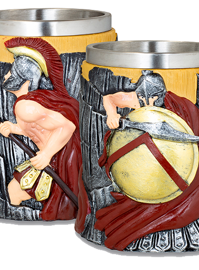 ΠΟΤΗΡΙ ΔΙΑΚΟΣΜΗΤΙΚΟ TOLE10, Spartans Sword+Shield, 39760