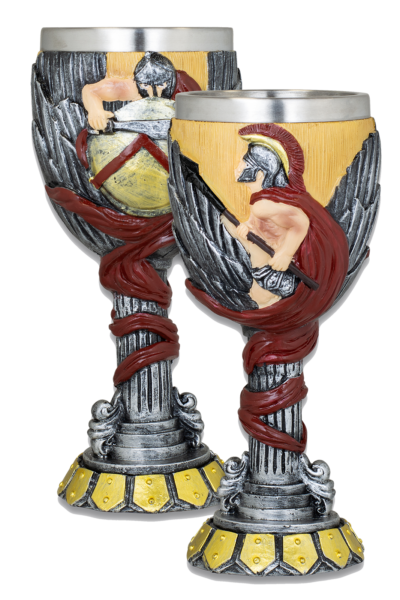 ΠΟΤΗΡΙ ΔΙΑΚΟΣΜΗΤΙΚΟ TOLE10, Spartans Sword+Shield, 39761