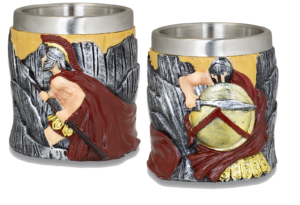 ΠΟΤΗΡΙ ΔΙΑΚΟΣΜΗΤΙΚΟ TOLE10, Spartans Sword+Shield, 39762