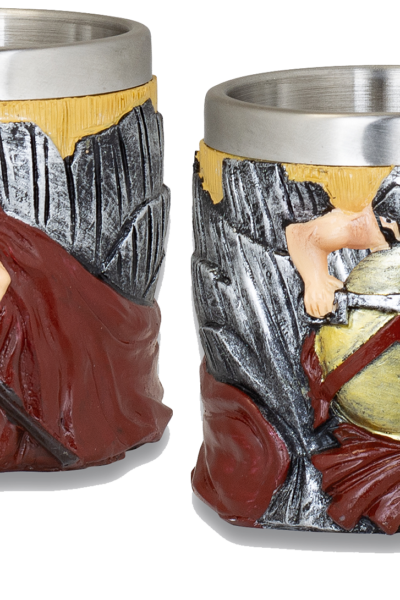 ΠΟΤΗΡΙ ΔΙΑΚΟΣΜΗΤΙΚΟ TOLE10, Spartans Sword+Shield, 39762