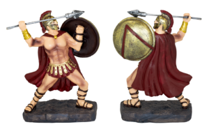 ΦΙΓΟΥΡΑ ΔΙΑΚΟΣΜΗΤΙΚΗ TOLE10, Spartans Spear+Shield 18cm, 39771