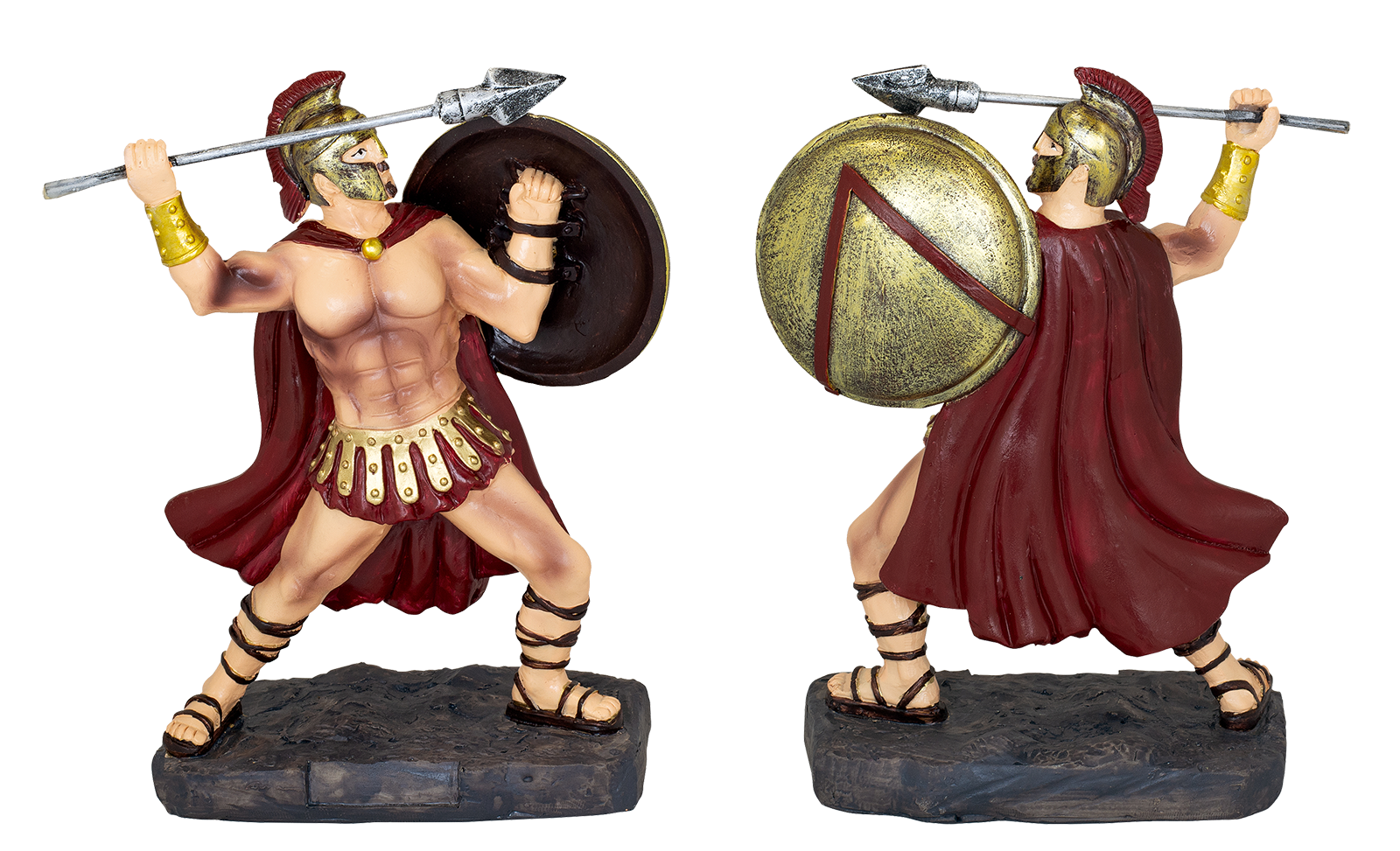 ΦΙΓΟΥΡΑ ΔΙΑΚΟΣΜΗΤΙΚΗ TOLE10, Spartans Spear+Shield 18cm, 39771