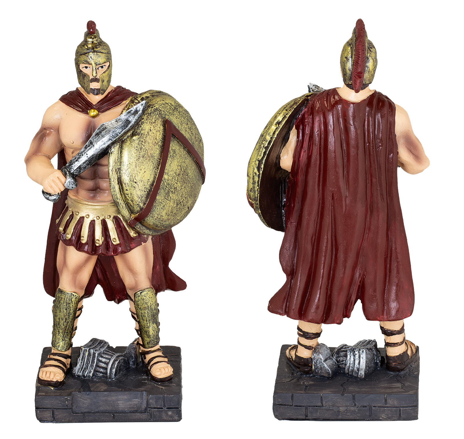 ΦΙΓΟΥΡΑ ΔΙΑΚΟΣΜΗΤΙΚΗ TOLE10, Spartans Sword+shiled 12cm, 39775