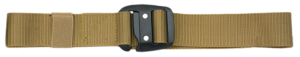 Ζώνη επιχειρησιακή Barbaric belt.Simple buckle, 135 c, TAN