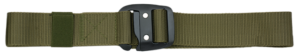 Ζώνη επιχειρησιακή Barbaric belt.Simple buckle, 135 c, GREEN