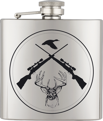 ΥΔΡΟΔΟΧΕΙΟ - ΦΛΑΣΚΙ Barbaric stainless hip flask. 6