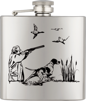 ΥΔΡΟΔΟΧΕΙΟ - ΦΛΑΣΚΙ Barbaric stainless hip flask. 6