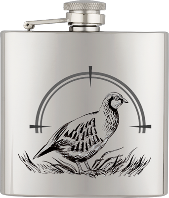 ΥΔΡΟΔΟΧΕΙΟ - ΦΛΑΣΚΙ Barbaric stainless hip flask. 6 Oz-ΠΕΡΔΙΚΑ