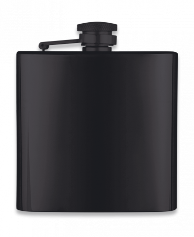 ΥΔΡΟΔΟΧΕΙΟ - ΦΛΑΣΚΙ Albainox stainless black hip flask, 40126