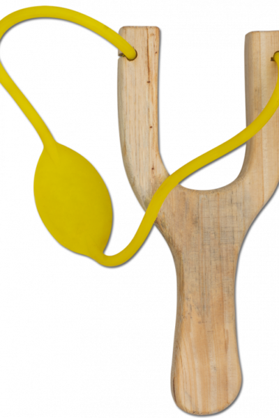 ΣΦΕΝΤΟΝΑ TOLE10 Wooden slingshot. Yellow rubber, 18cm, 49000
