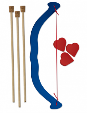 ΤΟΞΟ ΞΥΛΙΝΟ TOLE10 Blue wooden bow, 45cm, 49007