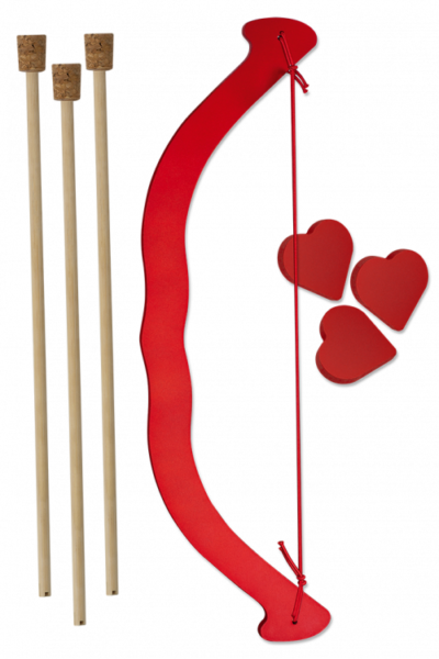 ΤΟΞΟ ΞΥΛΙΝΟ TOLE10 Red wooden bow, 45cm, 49008
