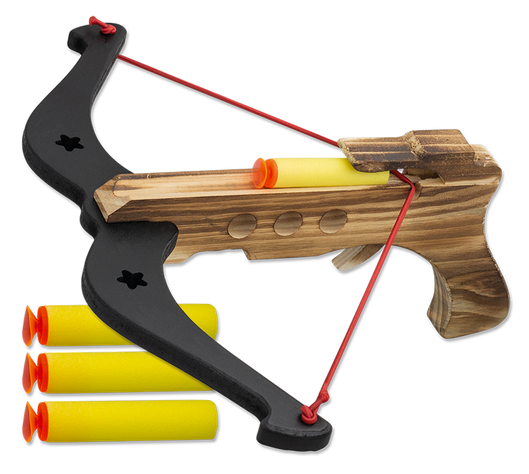 ΒΑΛΙΣΤΡΑΚΙ ΞΥΛΙΝΟ TOLE10 Black wooden crossbow. 3 bullets, 49012