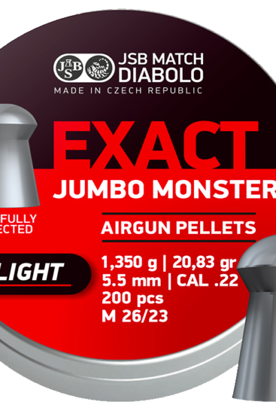 Pellets JSB JUMBO MONSTER Light 5,52mm / 1,350g (20,83gr)
