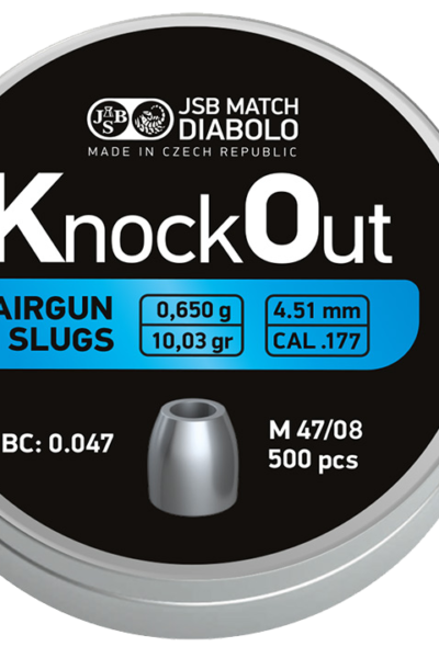 Pellets JSB KO Slug .177, 4.51mm /500pcs