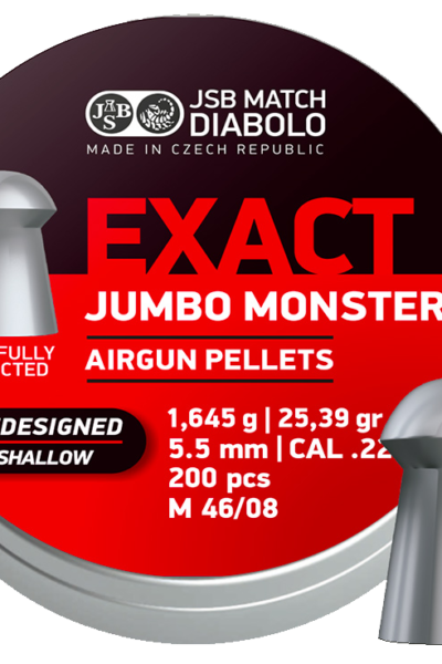 Pellets JSB JUMBO MONSTER Redesigned SHALLOW 5,52mm / 1,645g