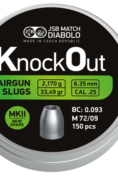 Pellets JSB KO Slug .25 MKII, 6.35mm /150pcs