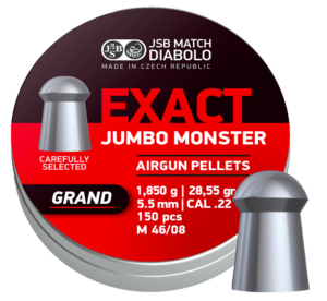 Pellets JSB JUMBO Monster GRAND 5.52mm / 1,850g (28,55gr)
