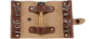 CRKT HEX BIT DRIVER LEATHER TOOL ROLL
