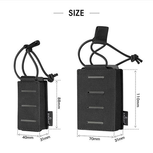 ΘΗΚΗ ΓΕΜΙΣΤΗΡΩΝ AMOMAX, Πιστολίου Universal Fabric, Black, Μονή – πρόσθετη εικόνα 6