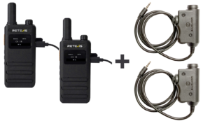 ΠΟΜΠΟΔΕΚΤΗΣ RETEVIS B63S, PMR16 + 2x M51-B63S EARMOR