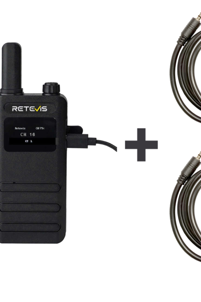 ΠΟΜΠΟΔΕΚΤΗΣ RETEVIS B63S, PMR16 + 2x M51-B63S EARMOR