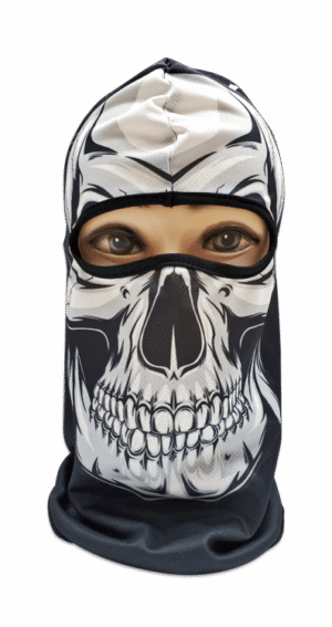 BALACLAVA, Polyester, Σκελετός, Λευκή