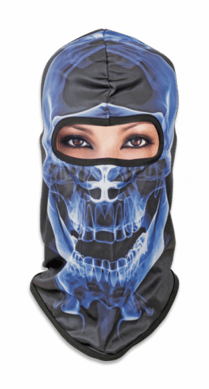 BALACLAVA, Polyester, Σκελετός, Μπλε