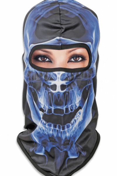 BALACLAVA, Polyester, Σκελετός, Μπλε
