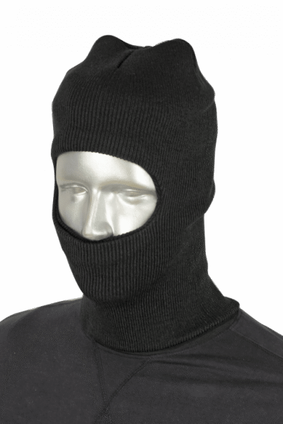 BALACLAVA, Χειμερινή, Wool, Black