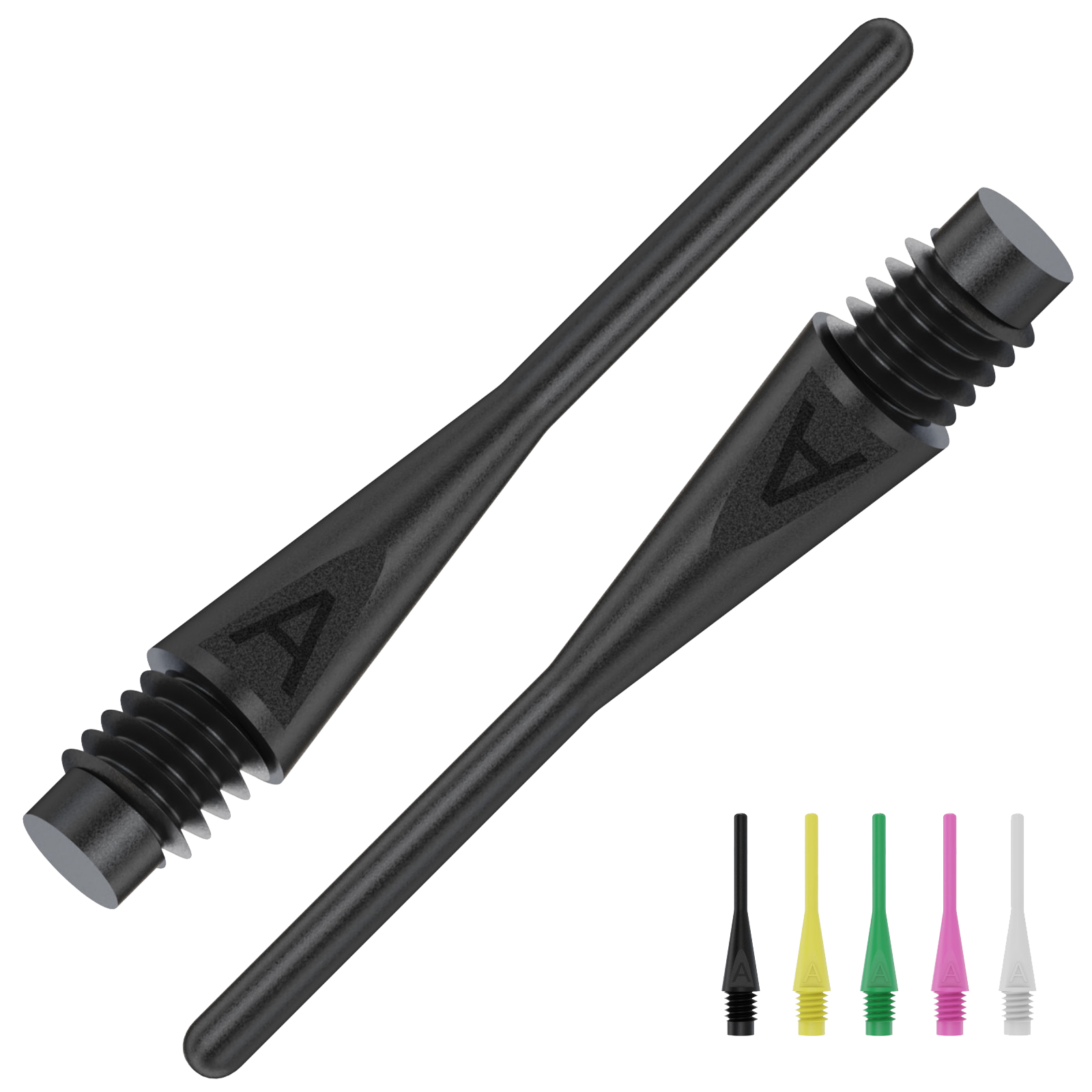 ΜΥΤΕΣ, DART, BULL'S Axx Tips Lg. Black 6mm, 100 τεμ.