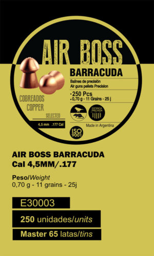 Pellets APOLO AIR BOSS BARRACUDA 4,50mm / 250 – πρόσθετη εικόνα 1