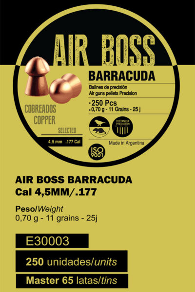 Pellets APOLO AIR BOSS BARRACUDA 4,50mm / 250 – πρόσθετη εικόνα 1