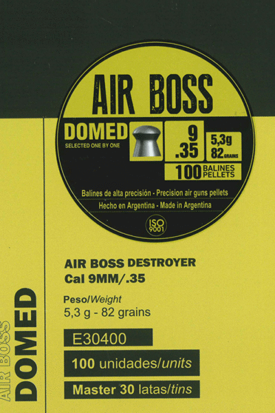Pellets APOLO AIR BOSS DOMED 9 mm / 100 – πρόσθετη εικόνα 1