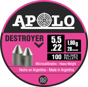 Pellets APOLO DESTROYER POINT 5,5mm / 100