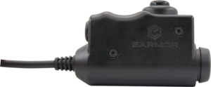 Διακόπτης PTT για Ωτοασπίδες EARMOR, Motorola/Yaesu διπλό βύσμα – πρόσθετη εικόνα 1