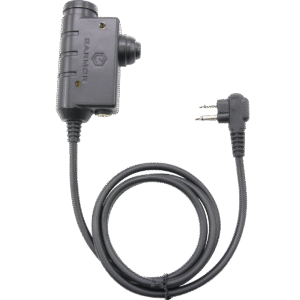 Διακόπτης PTT για Ωτοασπίδες EARMOR, Motorola/Yaesu διπλό βύσμα
