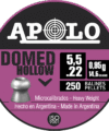 Pellets APOLO DOMED HOLLOW 5,5mm / 250