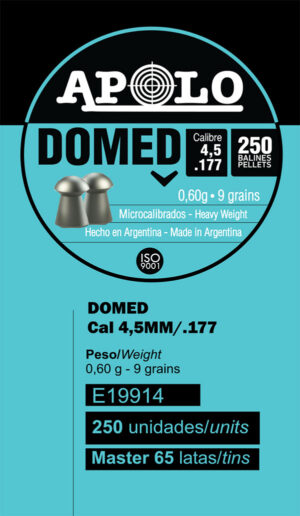 Pellets APOLO DOMED 4,5mm / 250 – πρόσθετη εικόνα 1