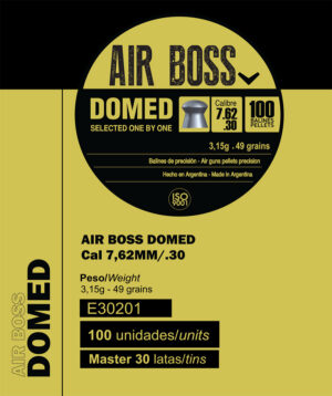 Pellets APOLO AIR BOSS DOMED 7,62mm / 100 – πρόσθετη εικόνα 1