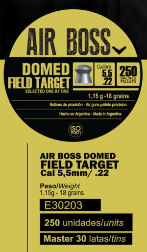 Pellets APOLO AIR BOSS DOMED Field Target 5,50mm / 250 – πρόσθετη εικόνα 1