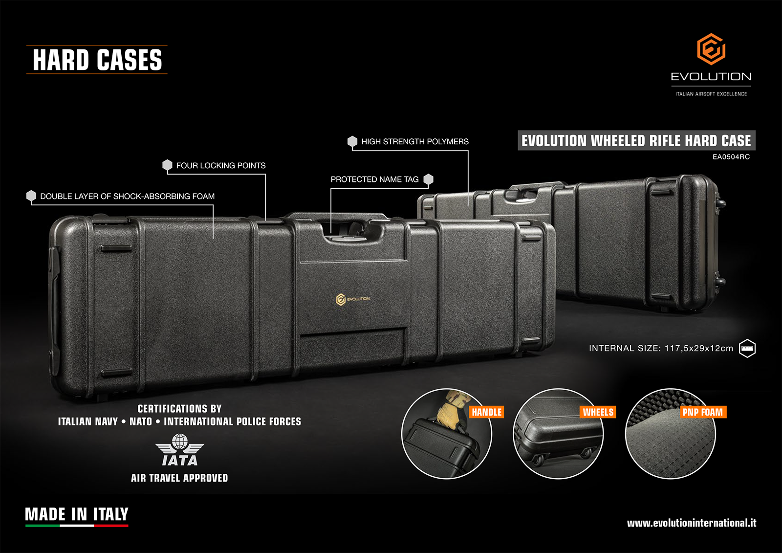 ΒΑΛΙΤΣΑ ΟΠΛΟΥ Evolution Rifle Hard Case (Internal Size – πρόσθετη εικόνα 12