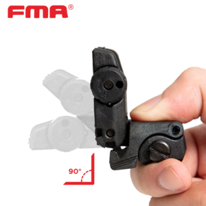 Σκοπευτικά Πτυσσόμενα Εμπρός & Πίσω, FMA, Back UP Sights(FBUS) – πρόσθετη εικόνα 1