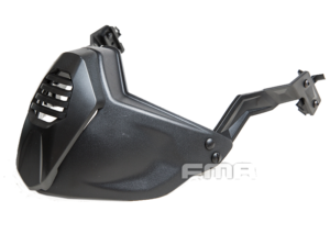 ΜΑΣΚΑ SOFT Κάτω Γνάθου, Κράνους FAST, Mandible, FMA, Black – πρόσθετη εικόνα 1