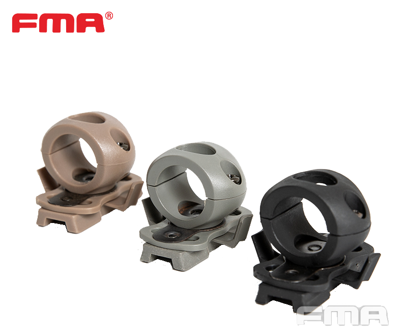 Δαχτυλίδι - Βάση Φακού για Κράνος, SINGLE-CLAMP RAIL ADAPTER – πρόσθετη εικόνα 1