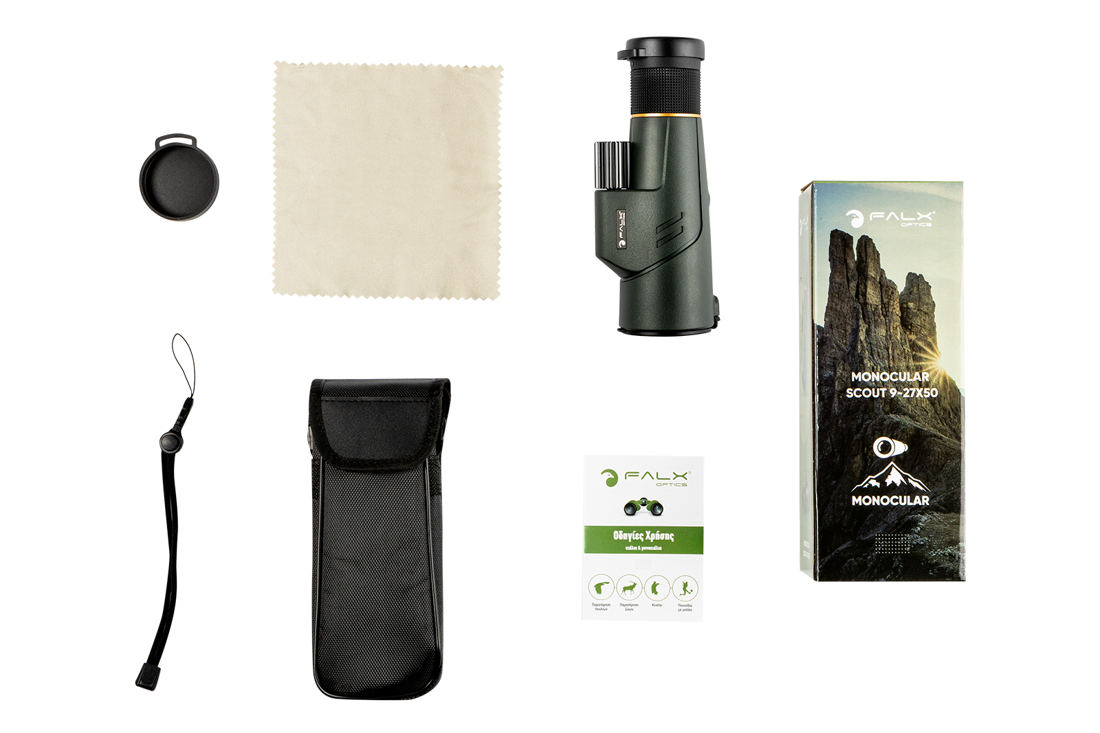 ΜΟΝΟΚΙΑΛΙ FALX Optics Scout 9-27x50 HD – πρόσθετη εικόνα 7