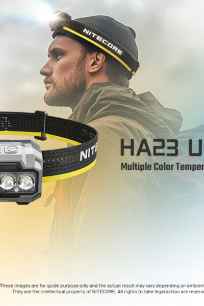 ΦΑΚΟΣ LED NITECORE HEADLAMP HA23 UHE, Black – πρόσθετη εικόνα 1