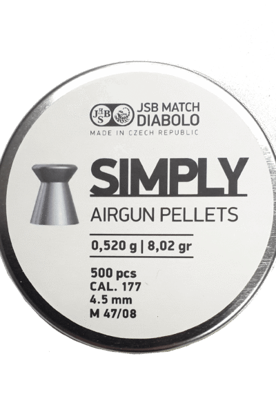 Pellets JSB SIMPLY 4,5mm 0.52g/8,02gr