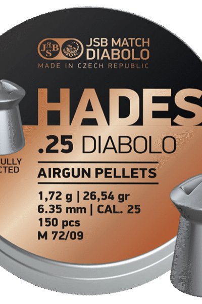 Pellets JSB HADES cal.25 / 6.35mm (1,72g / 26,54gr) / 300pcs